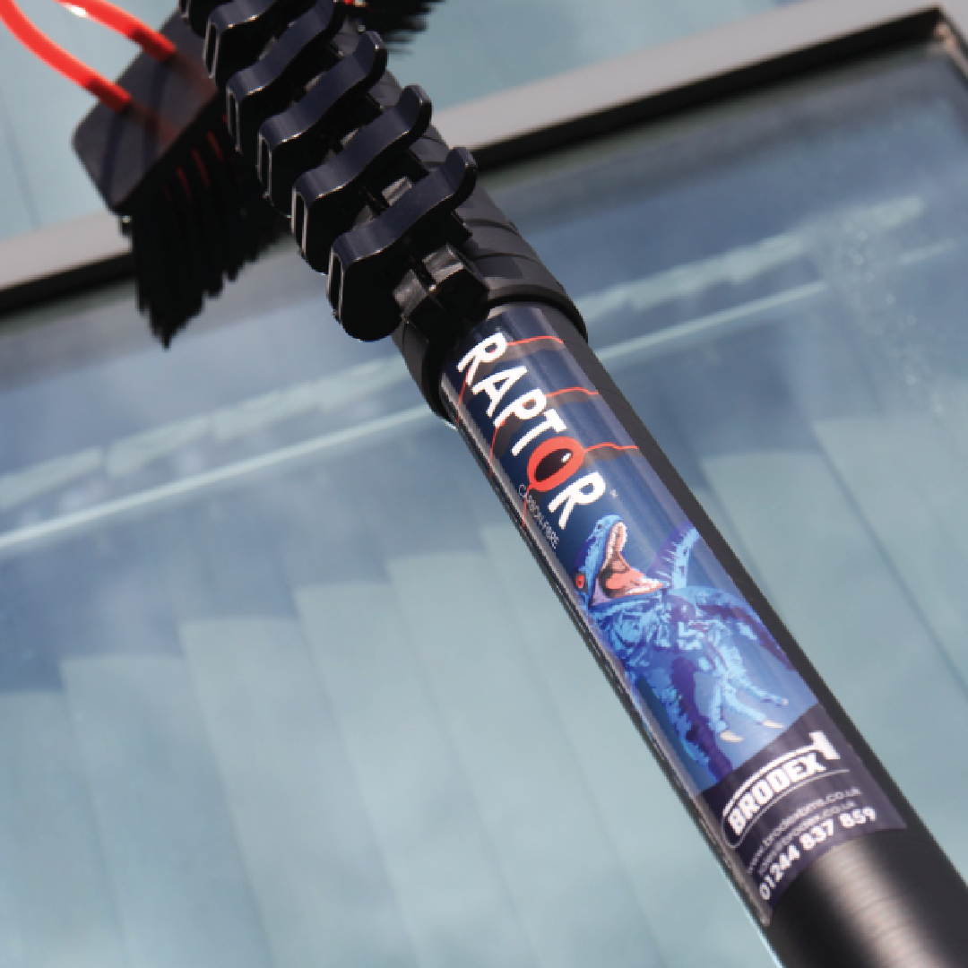 Raptor Carbon - Solar Panel Cleaning Pole - Window Cleaning Pole - Water Fed Pole - Water Fed Poles